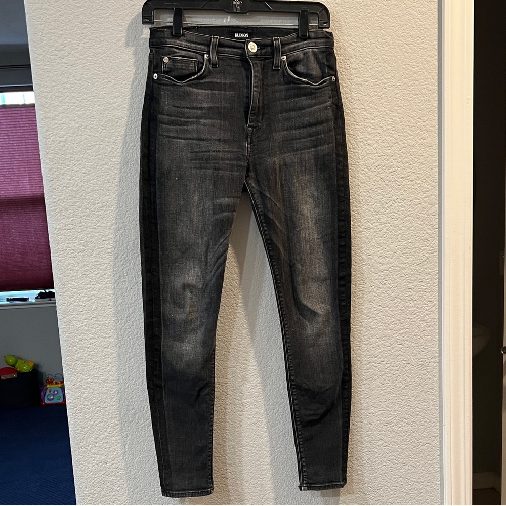 Hudson Barbara High-Rise Super Skinny Ankle Jeans